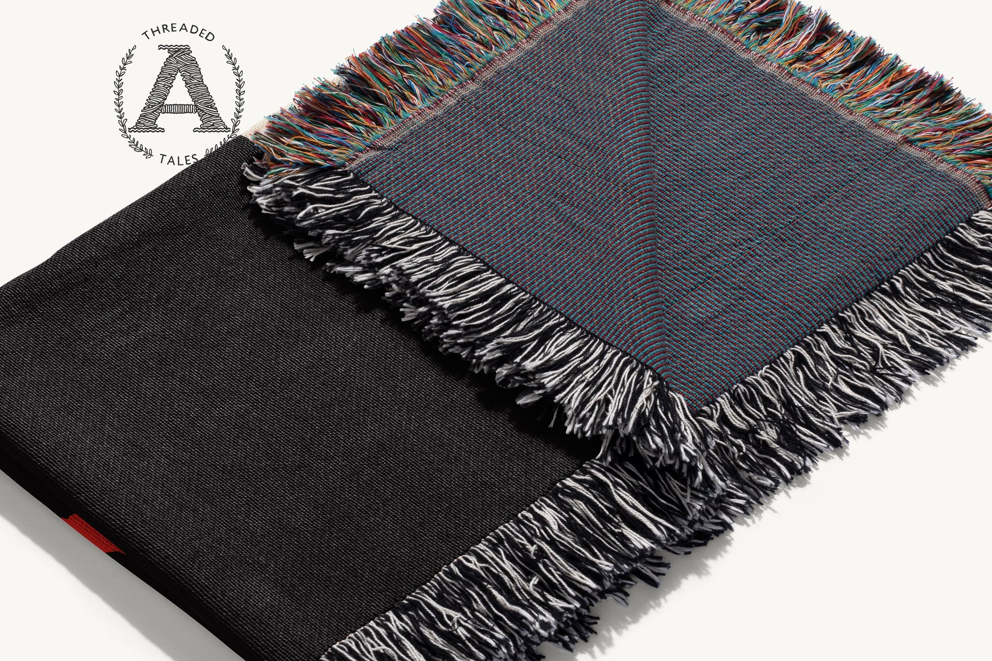 Cozy Reversible Fringed Throw Blanket product