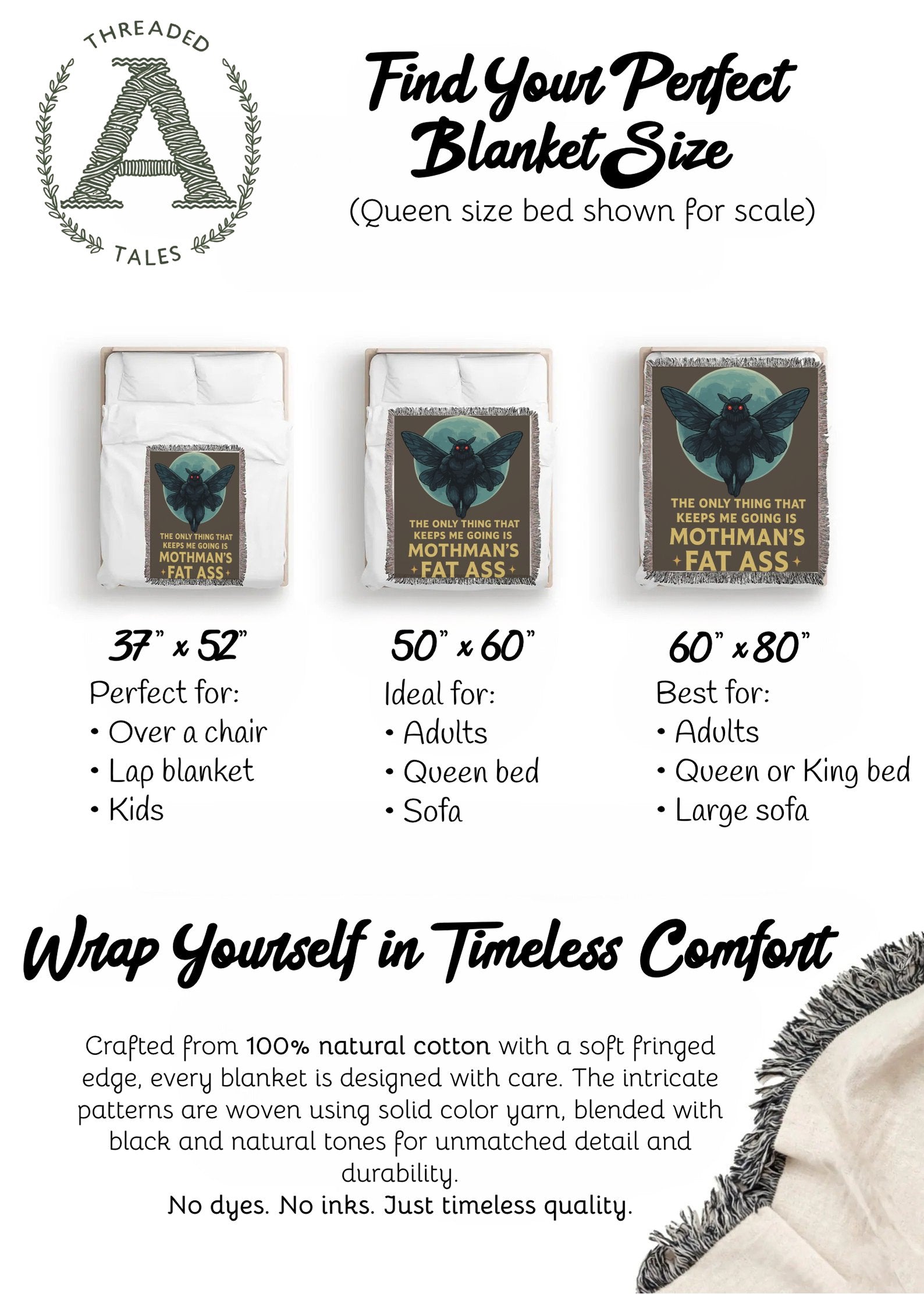 Full Size Retro Design Statement Blanket product