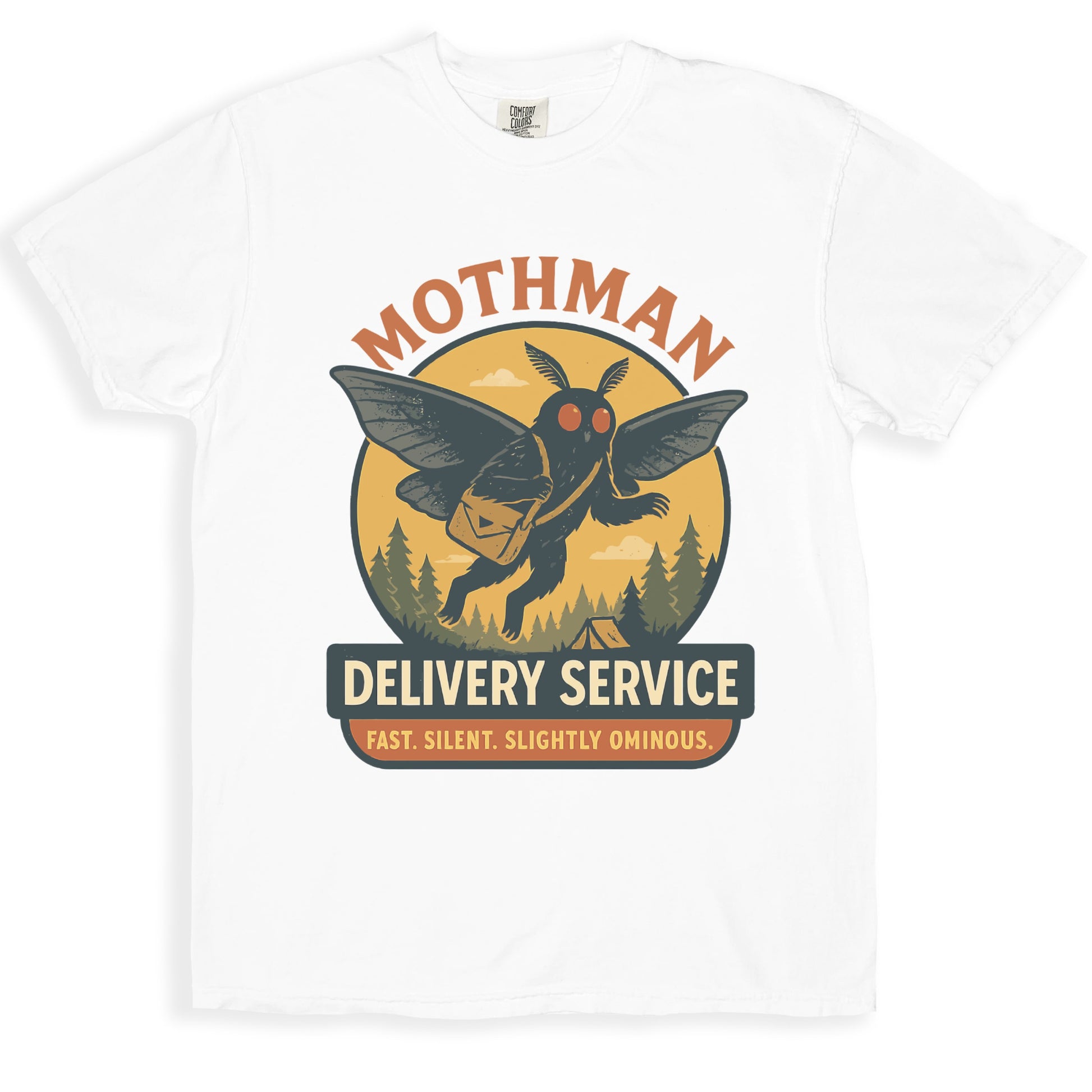 Mothman Delivery Service Vintage Graphic T-Shirt product