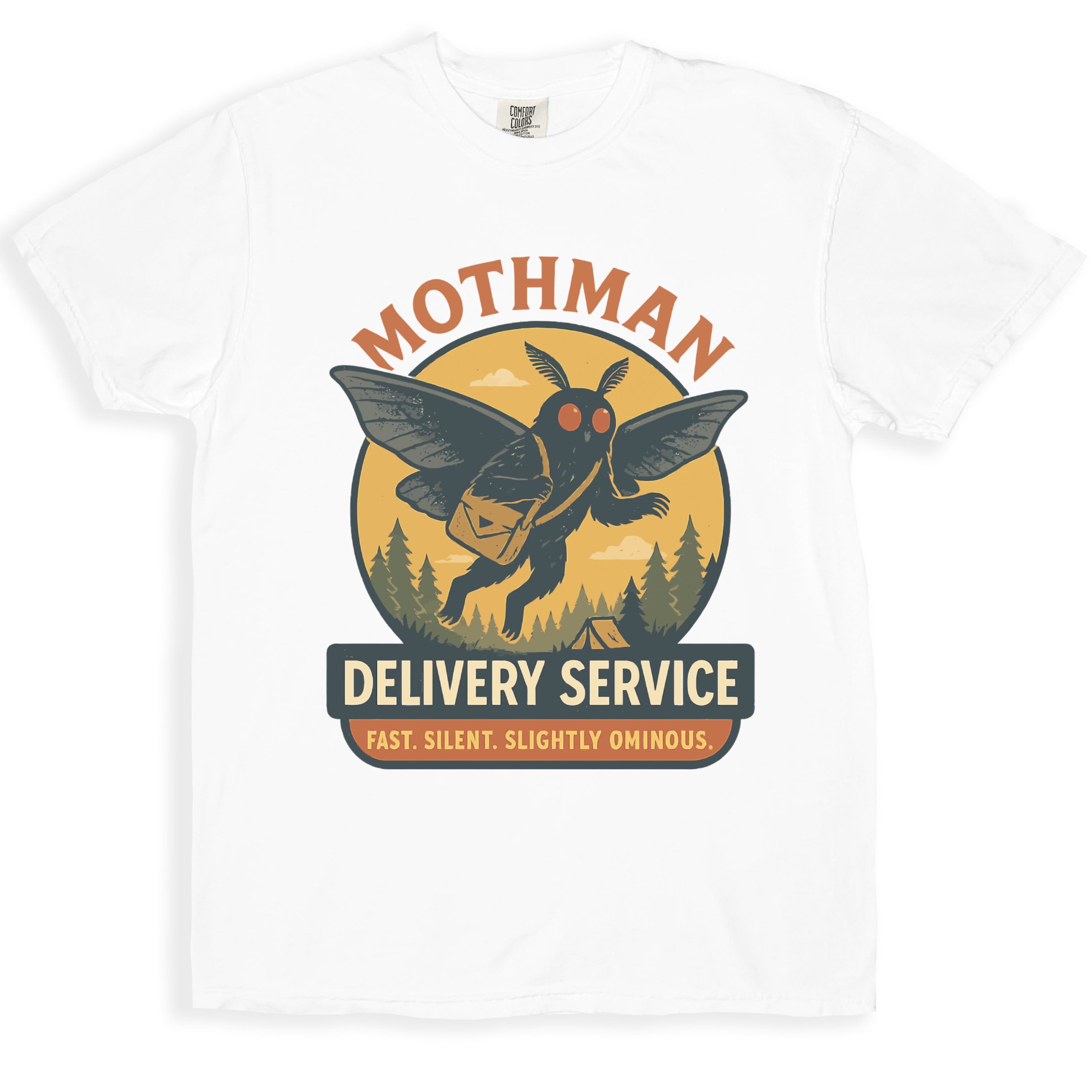 Mothman Delivery Service Vintage Graphic T-Shirt product