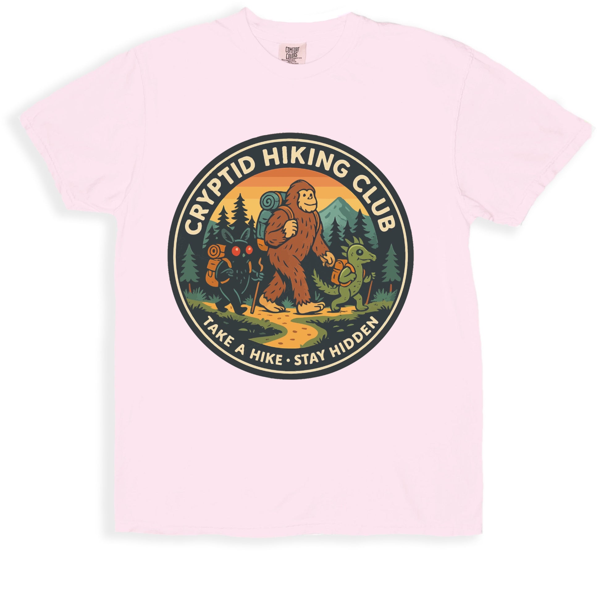 Cryptid Hiking Club Take A Hike Stay Hidden product type