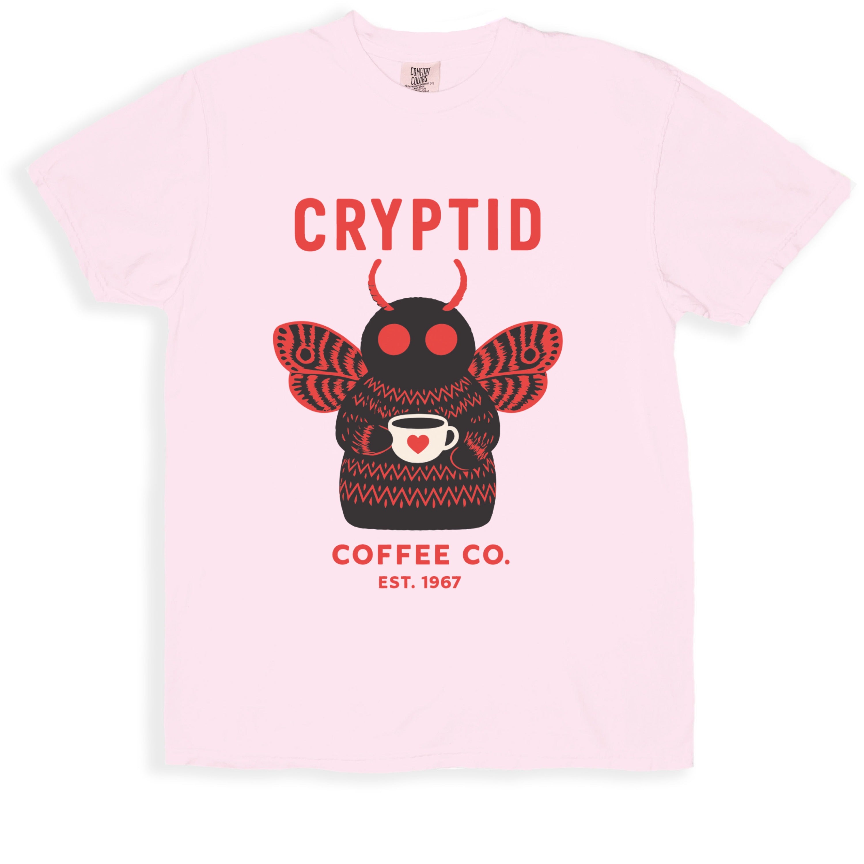 Cryptid Coffee Co Est 1967 Pink Graphic T-shirt product