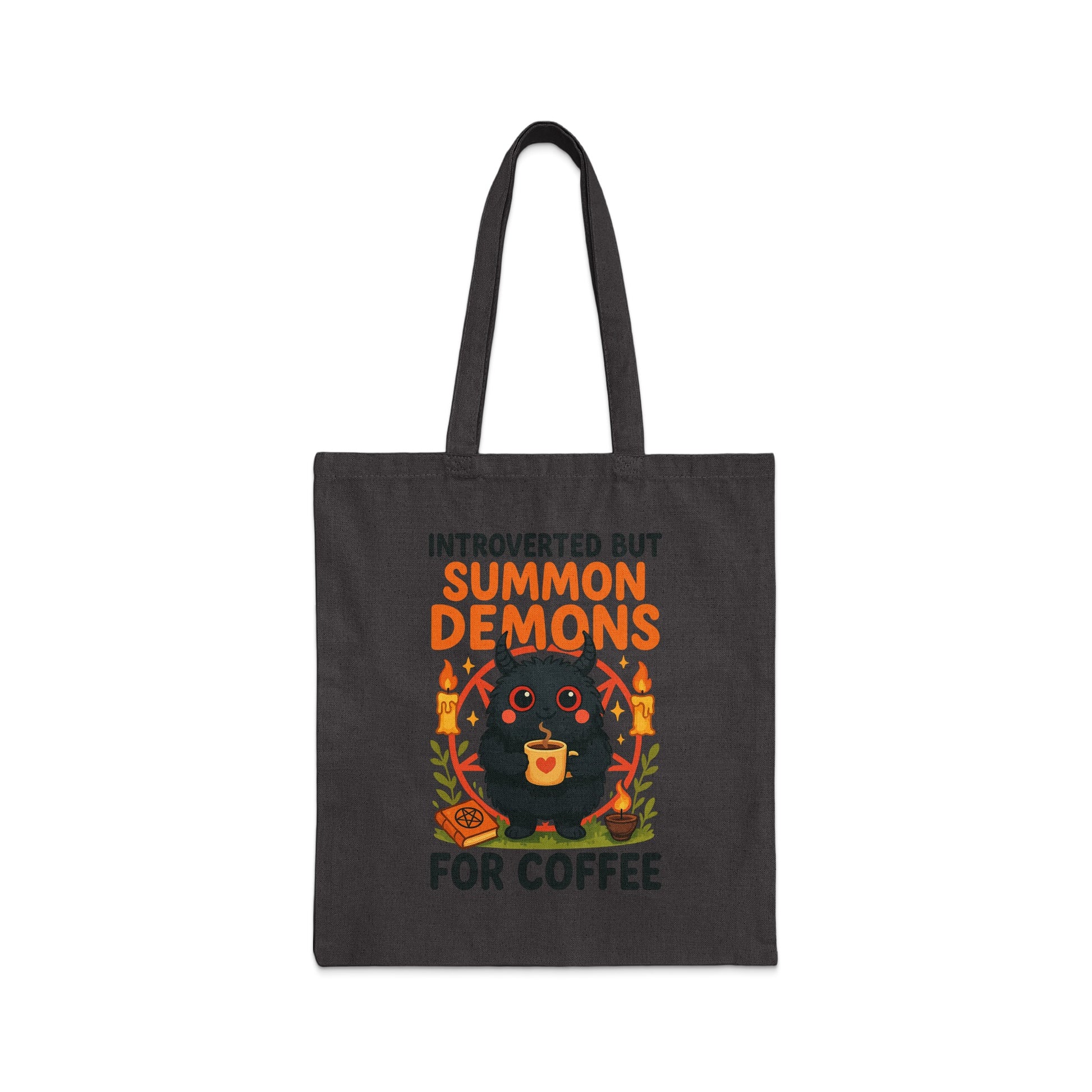 Introverted But Summon Demons For Coffee tote bag product type