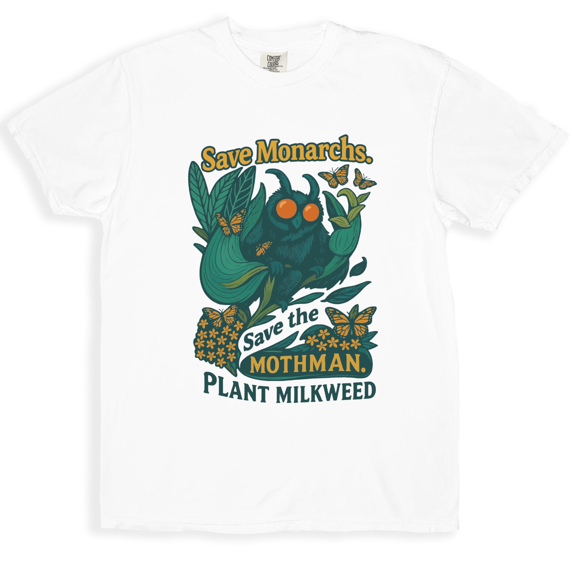 Save Monarchs Save Mothman Plant Milkweed T-shirt product