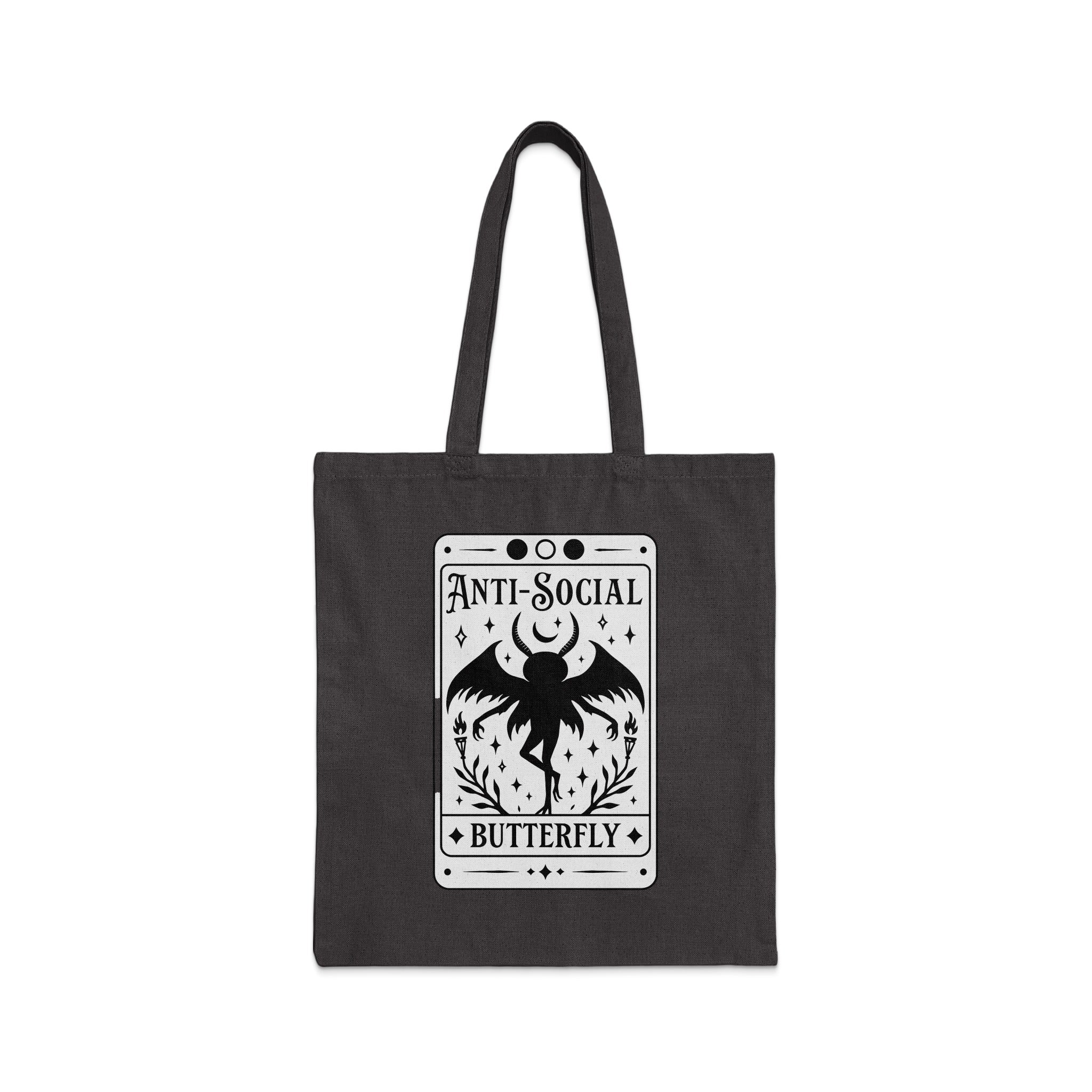Anti-Social Butterfly Print Tote Bag product