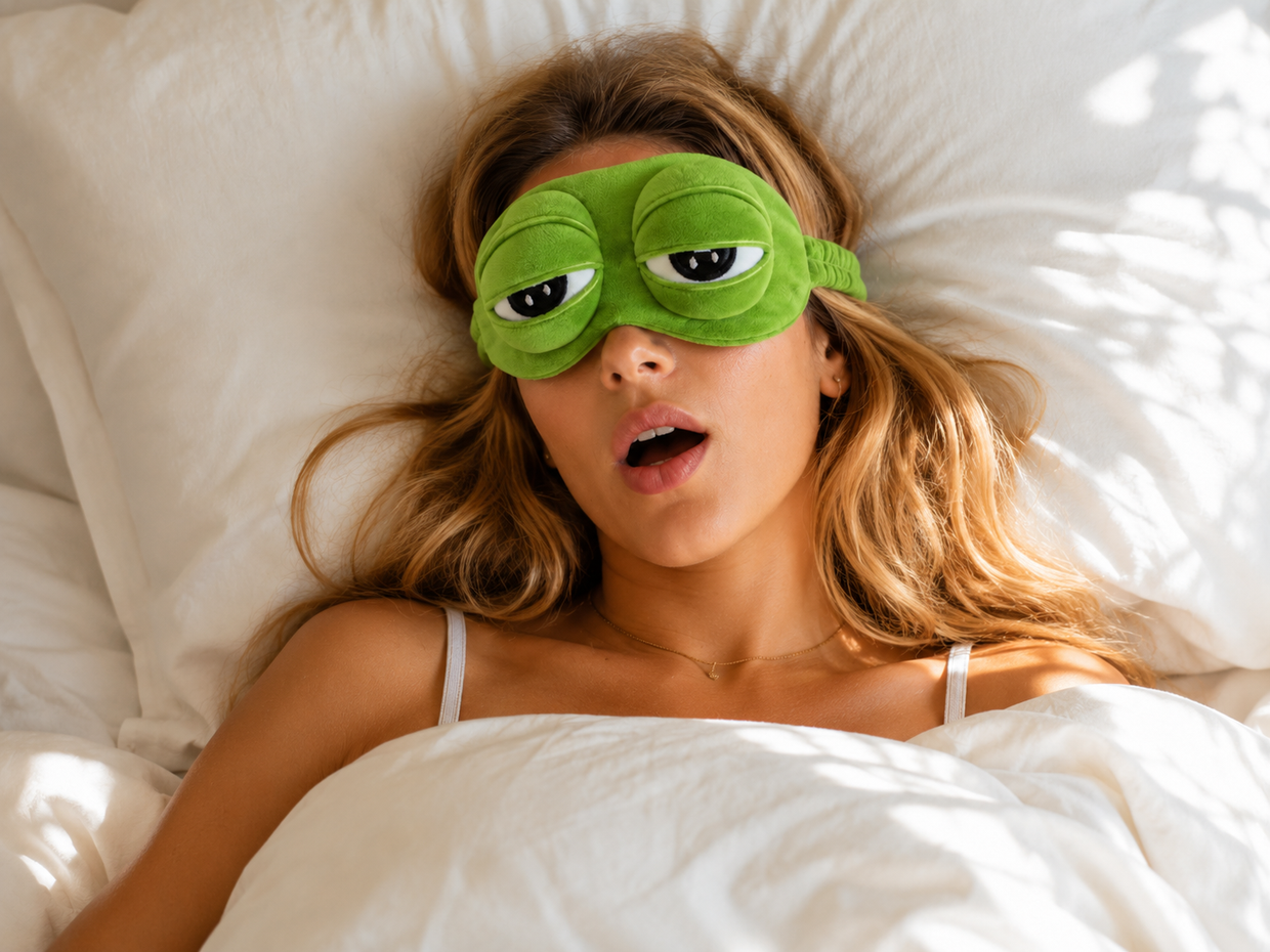 Customer photo with FrogMask gift