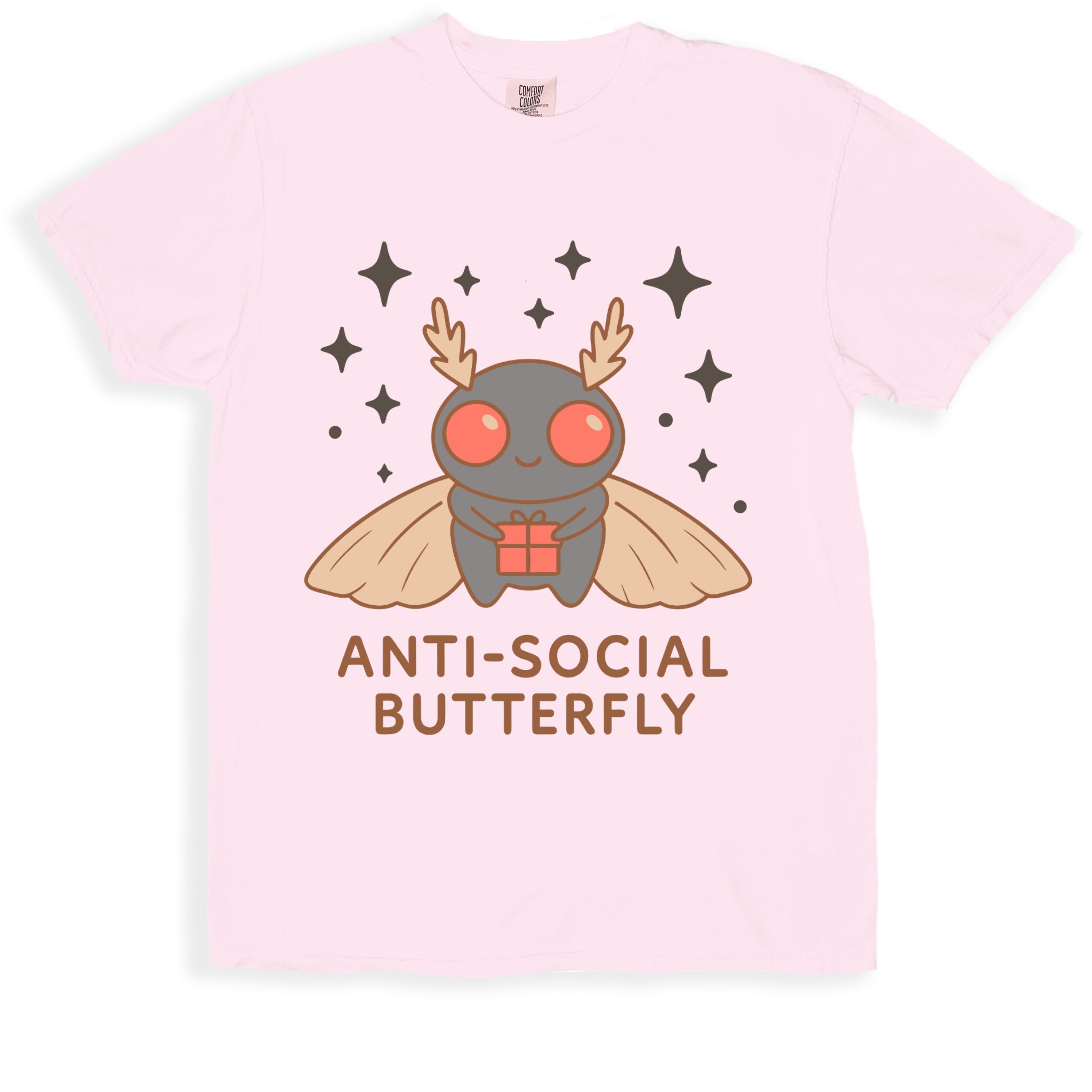 Adorable Anti-Social Butterfly Graphic T-Shirt product type