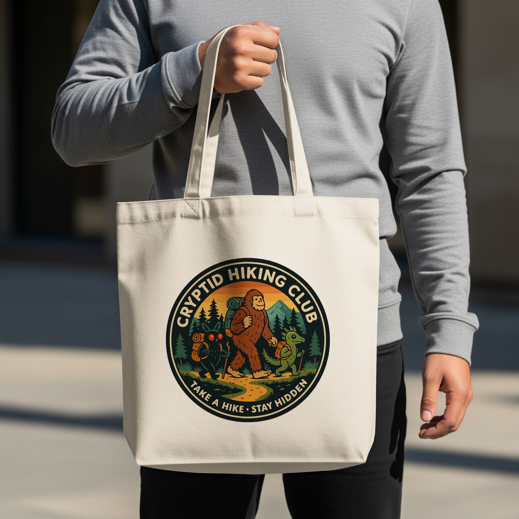 Cryptid Hiking Club Take a Hike Stay Hidden product type