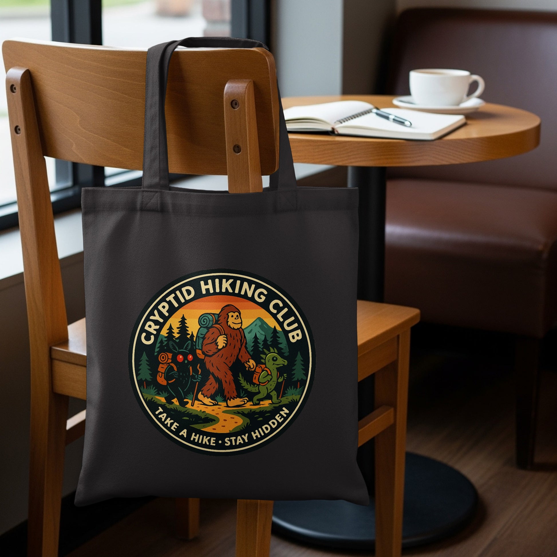 Cryptid Hiking Club Take a Hike Stay Hidden product type