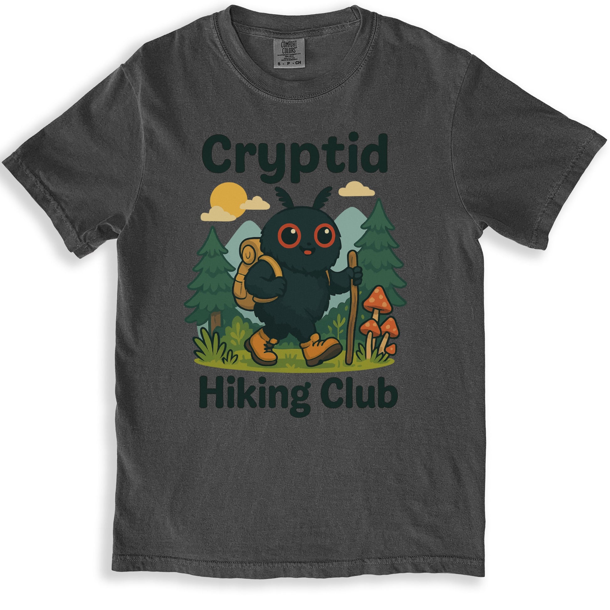 Cryptid Hiking Club Graphic Tee Shirt Product