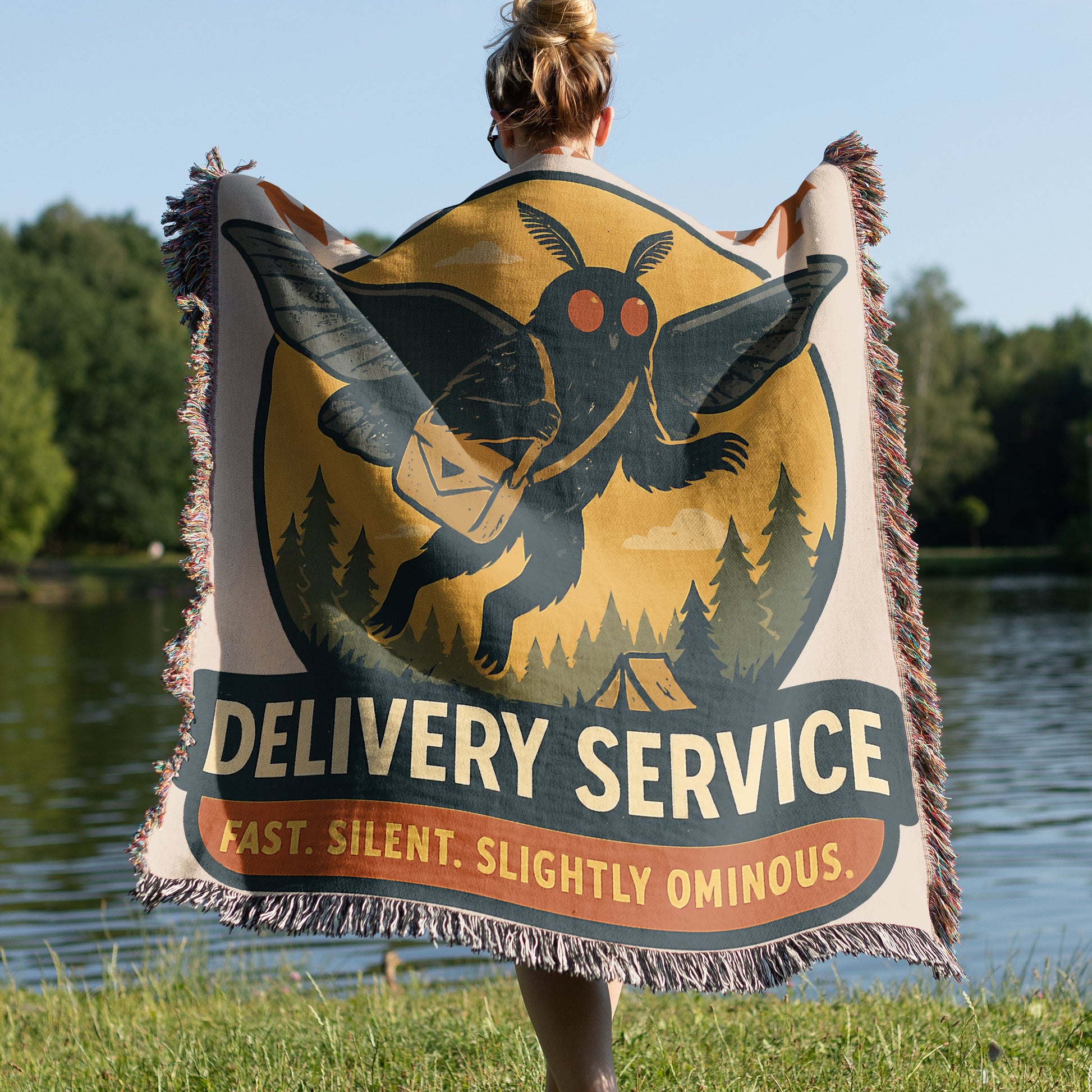 Delivery Service Fast Silent Slightly Ominous blanket product