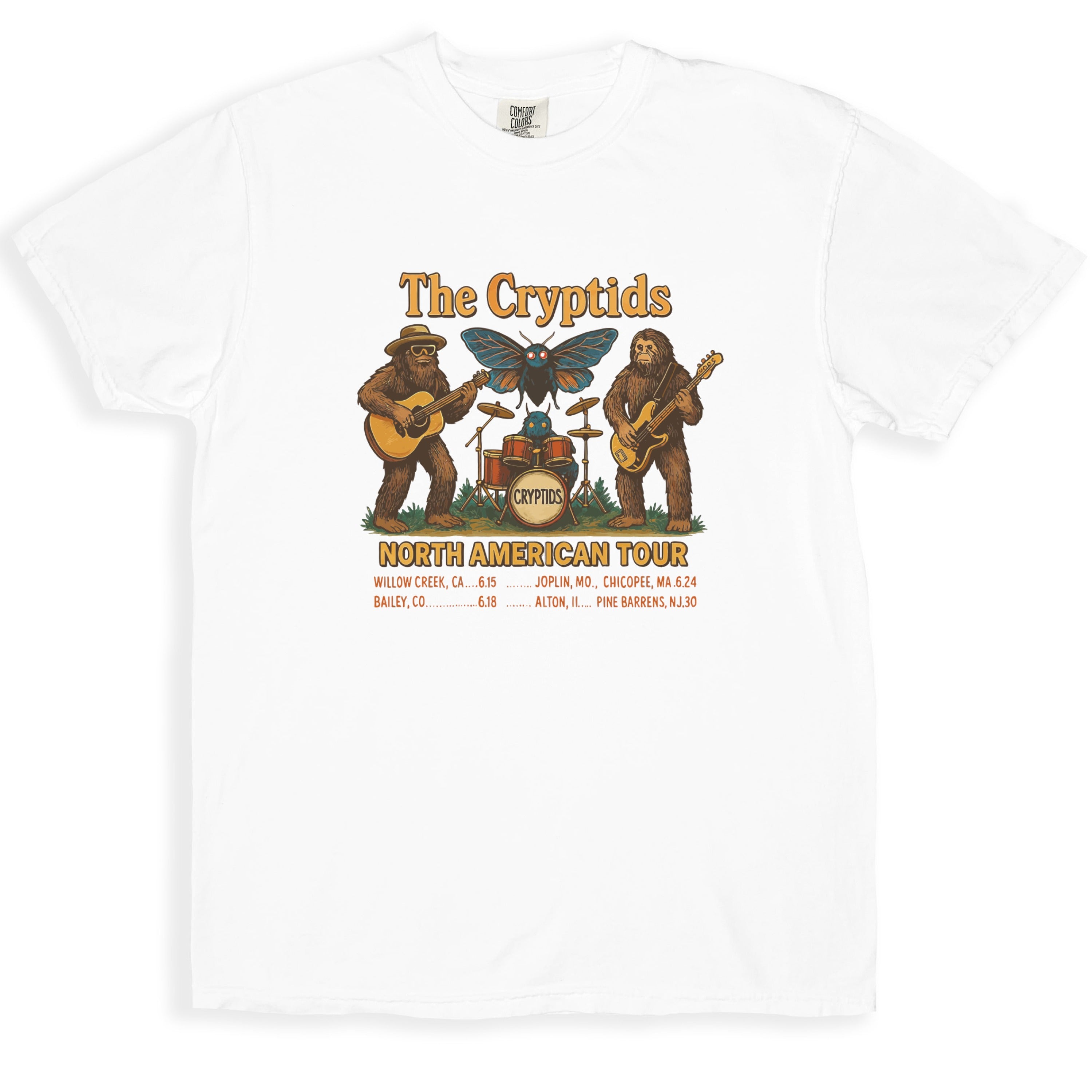 The Cryptid North American Tour 2023 Event T-shirt product type