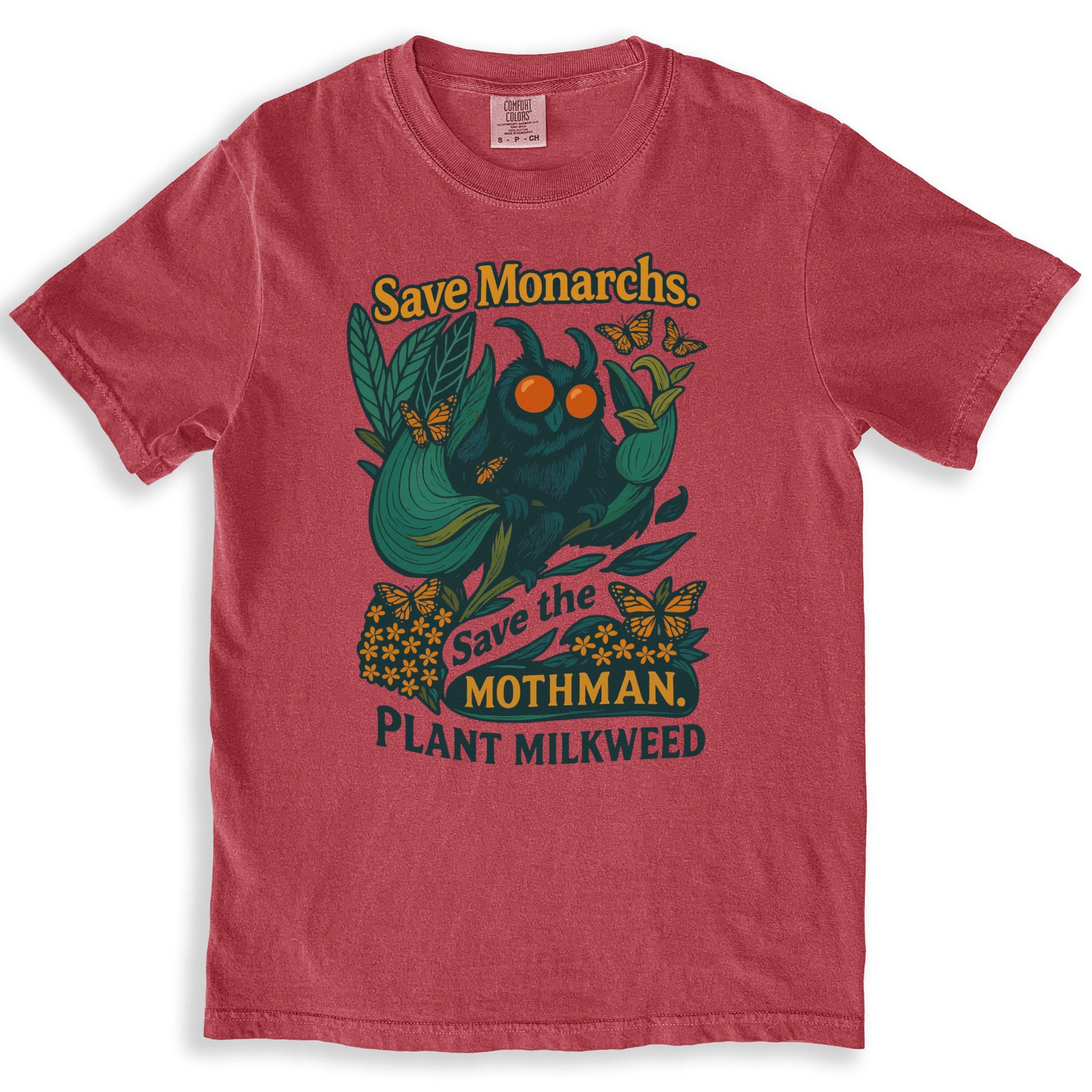 Save Monarchs Mothman Plant Milkweed Shirt product